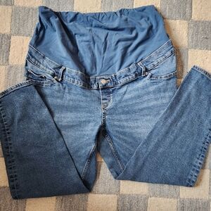 H&M Mama, Blue Denim Jeans Sixe XL Maternity